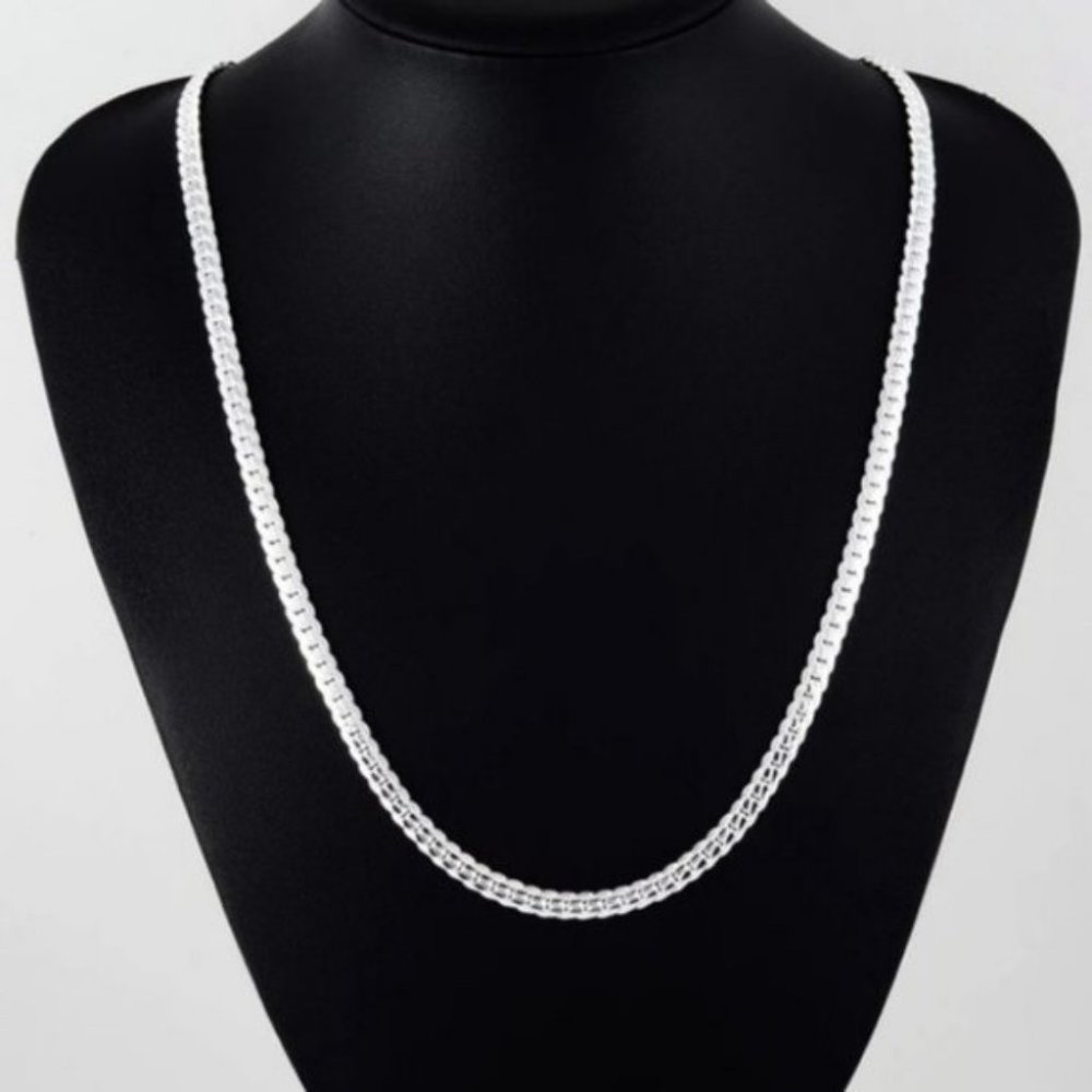 NEW 20'' 925 Sterling Silver Braided Snake Chain - Picture 9 of 9